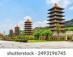 Awesome view of Fo Guang Shan Buddha Museum, Kaohsiung, Taiwan. Taiwan is a popular tourist destination of Asia.