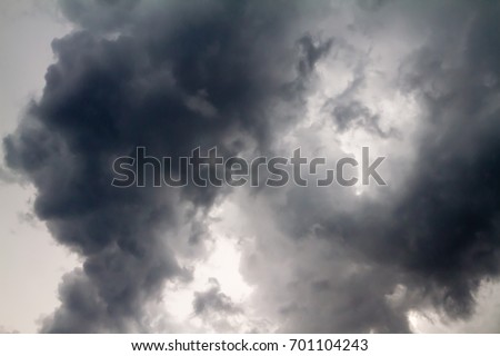 Awful dark clouds