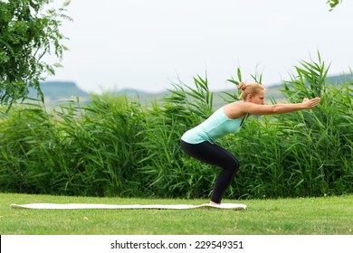 Awkward Yoga Pose