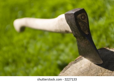 an axe