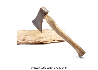 Axe On Wood