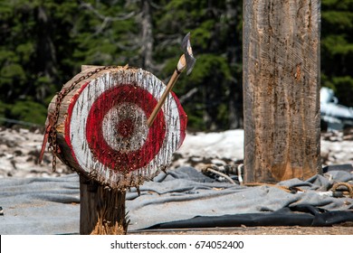 Axe In Target