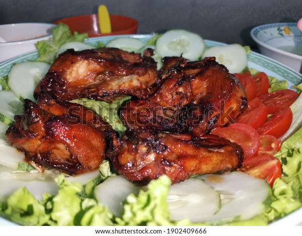 Ayam Pangang Madu Home Made Stock Photo Edit Now 1902409666 Shutterstock