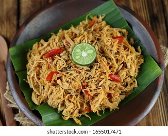 Ayam Suwir Pedas Balinese Indonesian Cuisine Stock Photo 1655017471 ...