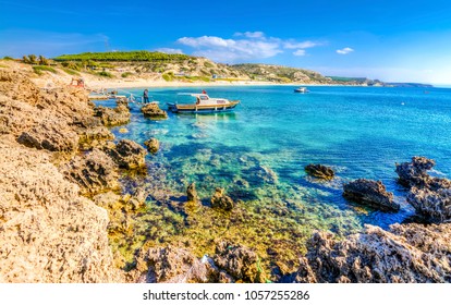 Ayazma Beach In Bozcaada Island