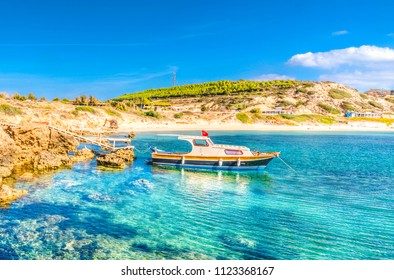 Ayazma Beach In Bozcaada Island