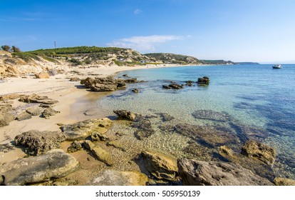 Ayazma Beach In Bozcaada Island