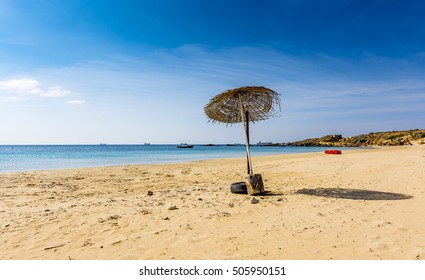 Ayazma Beach In Bozcaada Island