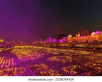 Ayodhya During Deepotsava Diwali Event