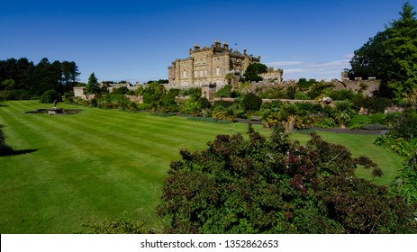AYRSHIRE, SCOTLAND - JULY 30 2016: Culzean Castle Is Owned By The National Trust For Scotland And Designed By Robert Adam