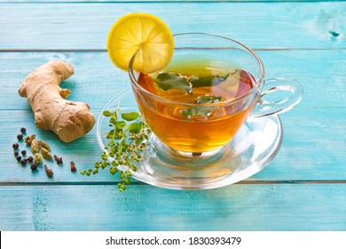 Ayurvedic Tea From Tulsi Or Holy Basil. Tulsi Tea