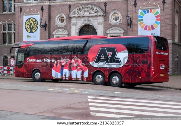 AZ Football Club Touring Car At Amsterdam The\
Netherlands 17-3-2022