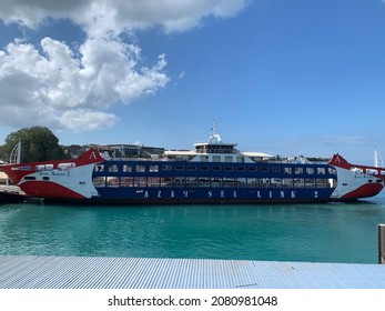 Azam Sealink 2 In Stone Town Harbour, Zanzibar, Tanzania. 20th November 2021