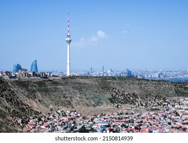 Azerbaijan, Baku, Bird's Eye View, Unusual Angle