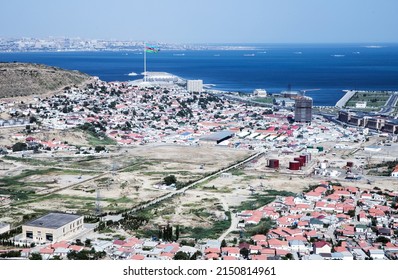 Azerbaijan, Baku, Bird's Eye View, Unusual Angle