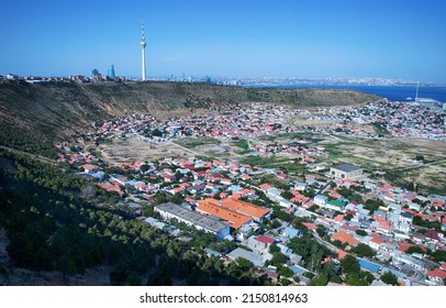 Azerbaijan, Baku, Bird's Eye View, Unusual Angle