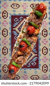 Azerbaijan Style Shish Kabab Food 