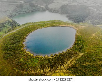 Azores Flores Island Volcano Crater 