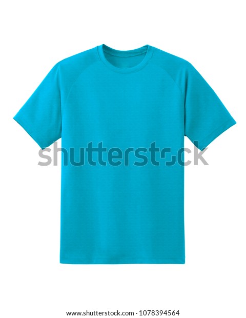 azure color shirt