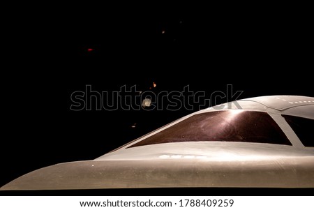 B2 Stealth Bomber in a Hanger