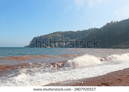 Babbacombe from Oddicombe beach in Devon	