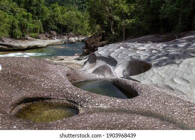 Babinda, Australia - May 4, 2015: Creek And Pools At Babinda Boulders In Queensland