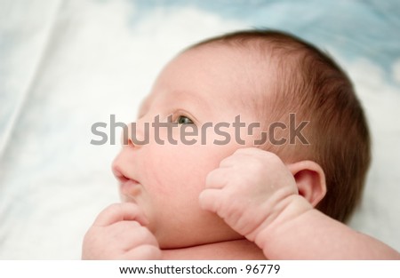 Similar – Baby taking feeding bottle