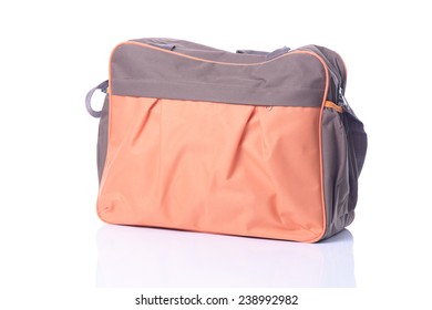 Baby Bag On White Background.