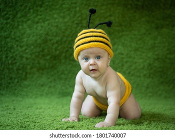 Baby In A Bee Costume