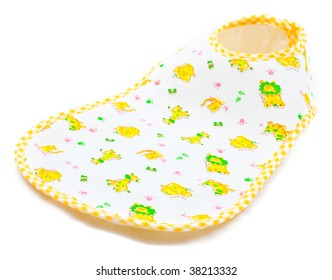 Baby Bib Isolated On White