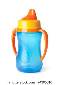 Baby Bottle On A White Background