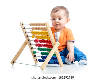 Baby Boy With Abacus