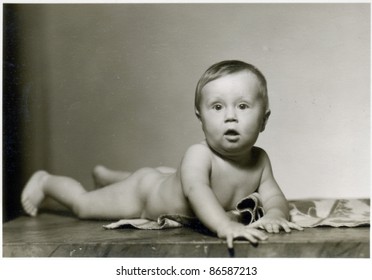 vintage baby photo