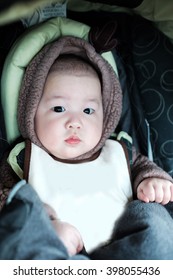 Baby Boy In Carseat