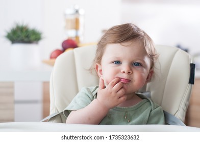 Baby Boy Index Finger His Mouth Stock Photo 1735323632 Shutterstock