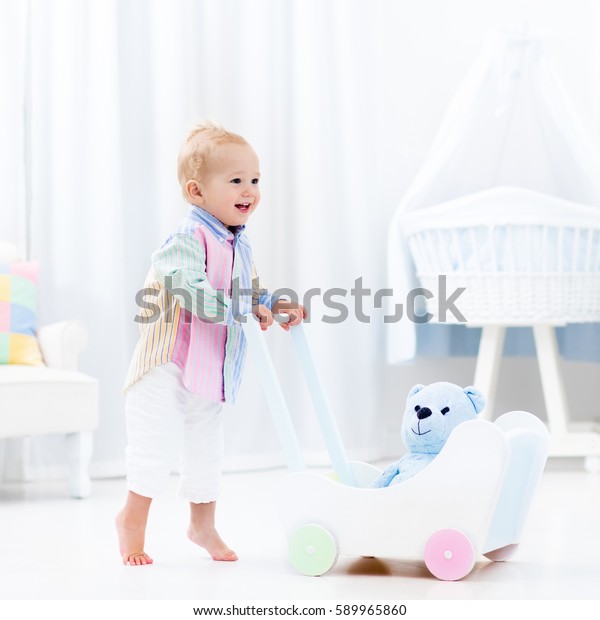 baby boy push along walker