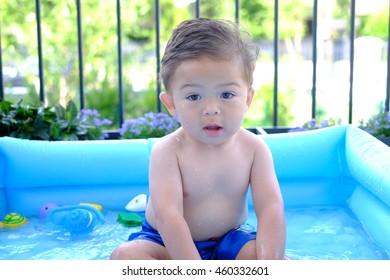 Baby Boy Pool Stock Photo 460332601 | Shutterstock