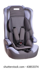 Baby Car Seat On A White Background