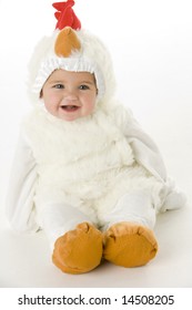 Baby In Chicken Costume