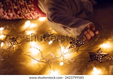 Baby Christmas Lights Fairylights Babyhand 