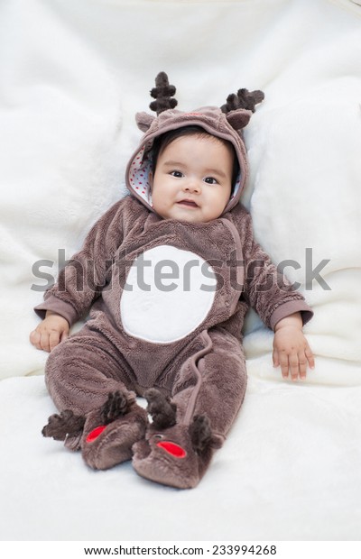 infant reindeer costume