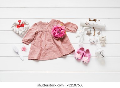 Baby Clothes Flat Lay