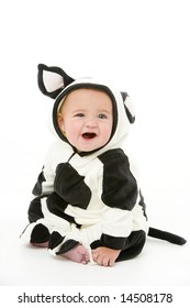 Baby In Cow Costume