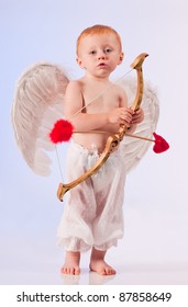 Baby Cupid With Arrow And Bow