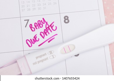 Baby Due Date On Calendar Pregnancy