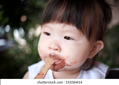 Baby Eating Ice Cream