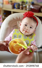 Baby Eating Solid Food