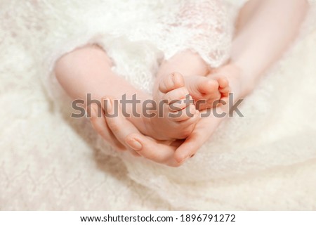 Similar – feet Human being Baby Girl