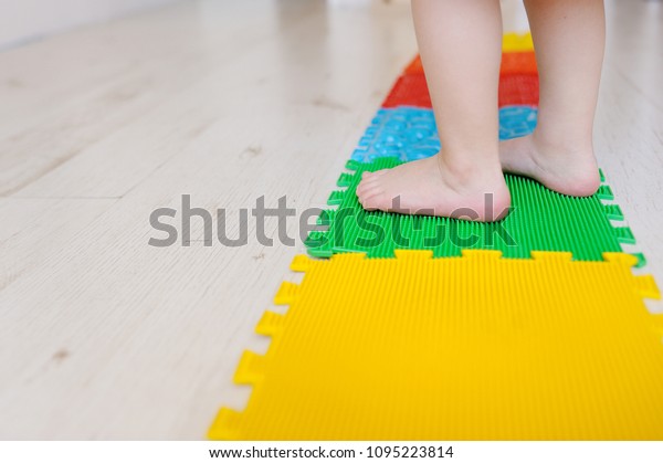 Baby Foot Massage Mat Exercises Legs Stock Photo Edit Now