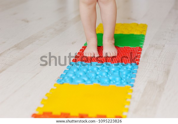 Baby Foot Massage Mat Exercises Legs Stock Photo Edit Now